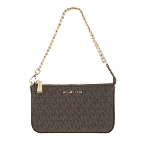 michael kors medium pochette|michael kors chain handbag.